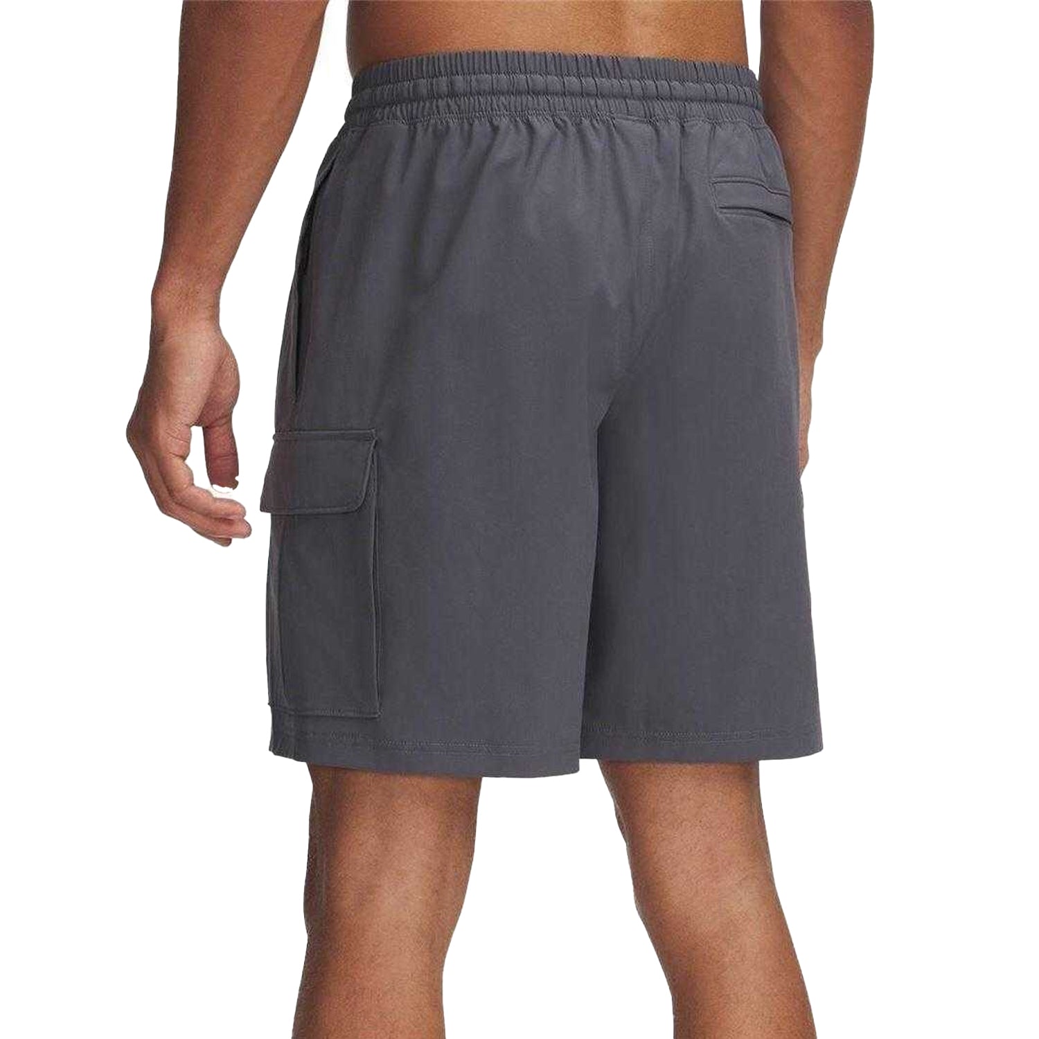 Rock-Black - Back - Under Armour Mens Vibe Woven Cargo Shorts