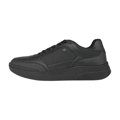 Black - Side - Pretty Green Teen Welwyn Lace Up School Shoes