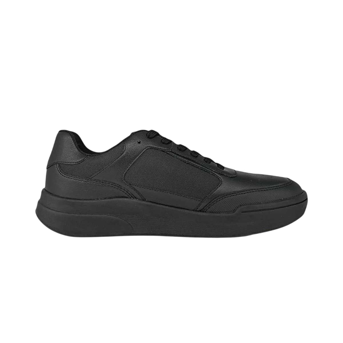 Black - Lifestyle - Pretty Green Teen Welwyn Lace Up School Shoes