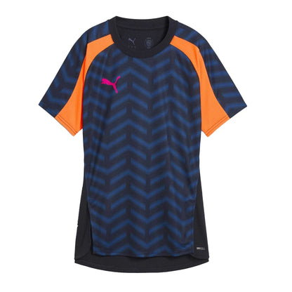 Navy-Orange - Front - Puma Womens-Ladies Training T-Shirt