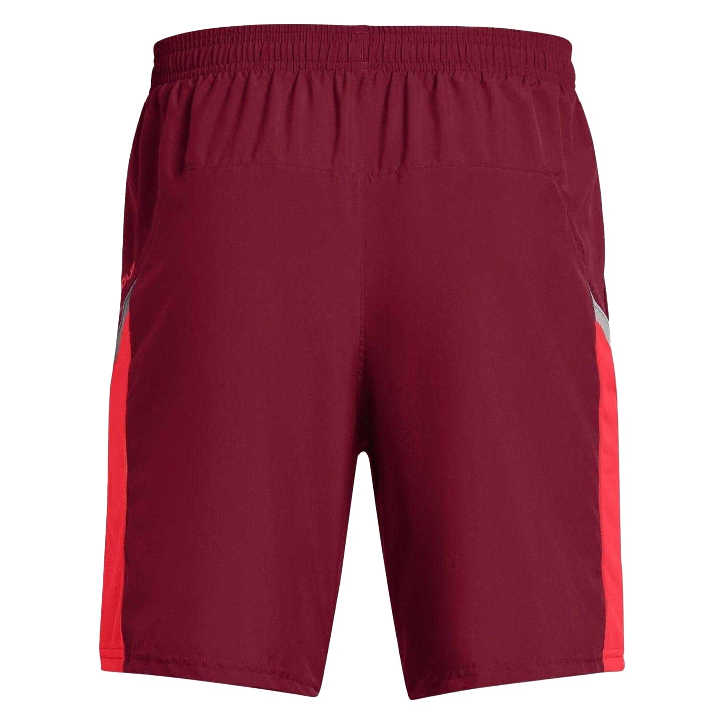 Red - Back - Under Armour Mens Woven Cargo Shorts