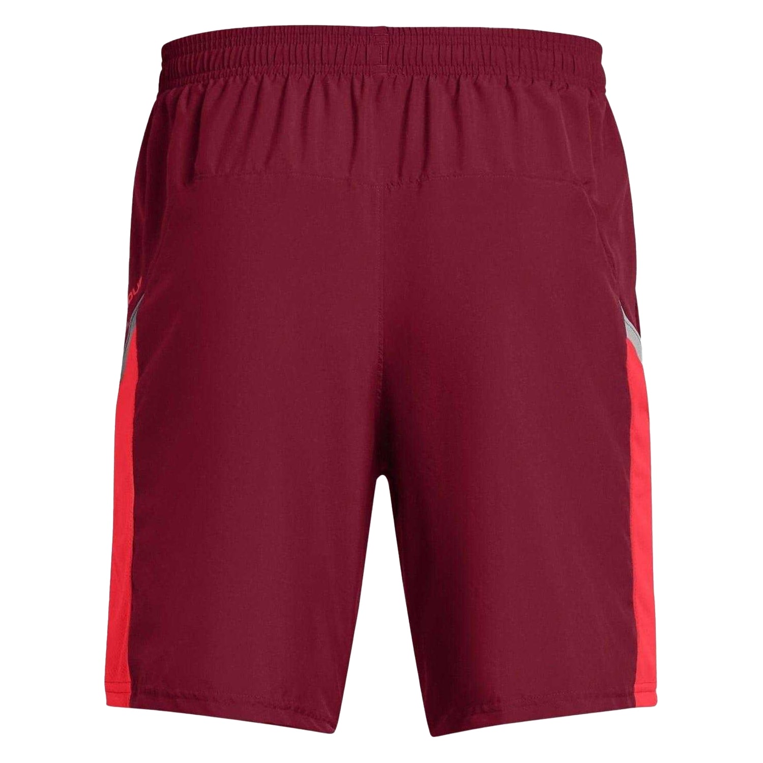 Red - Back - Under Armour Mens Woven Cargo Shorts