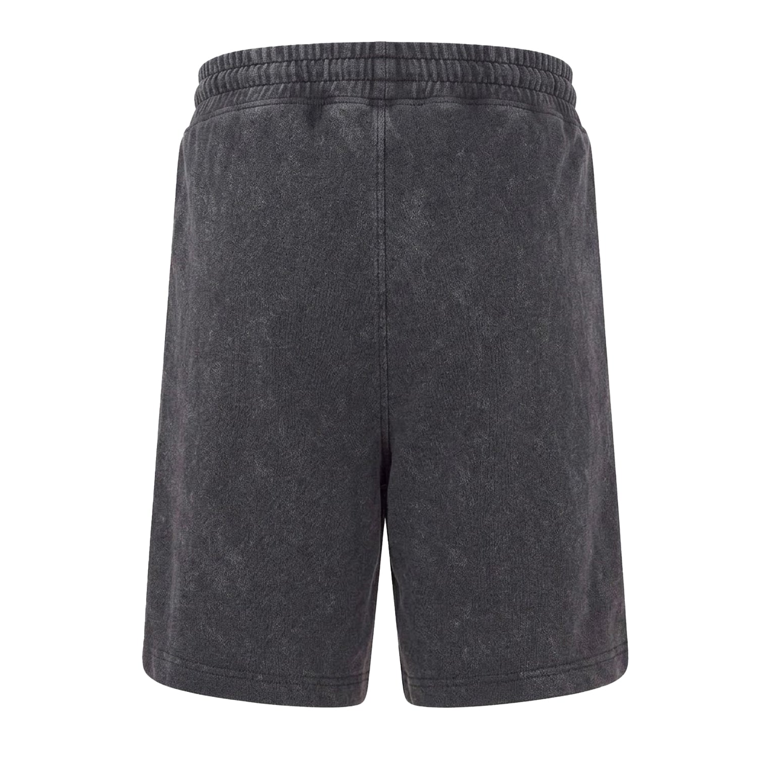 Black - Back - Hugo Mens Washed Elasticated Waist Relaxed Fit Sweat Shorts