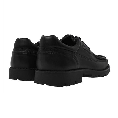 Black - Back - Rockport Boys Leather TruTECH Shoes