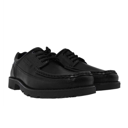 Black - Front - Rockport Boys Leather TruTECH Shoes