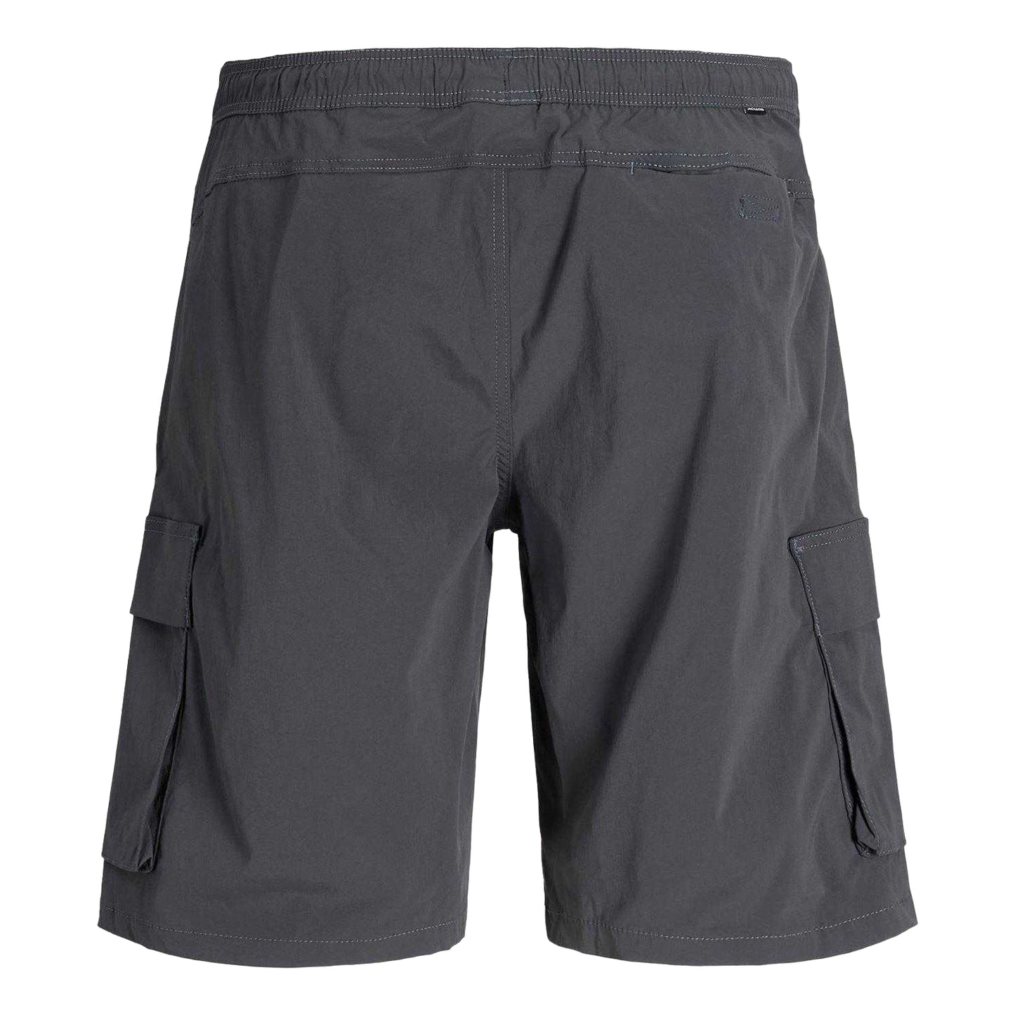 Asphalt - Back - Jack And Jones Mens Technical Cargo Shorts