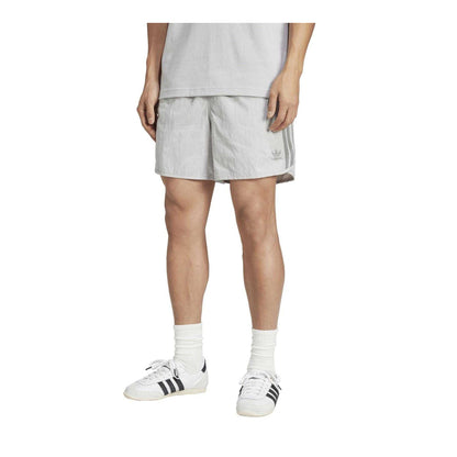 Grey - Side - Adidas Mens Sprinter Running Shorts