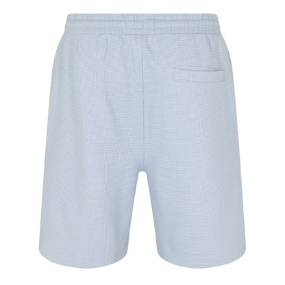 Blue - Back - Firetrap Mens Waffle Sweat Shorts