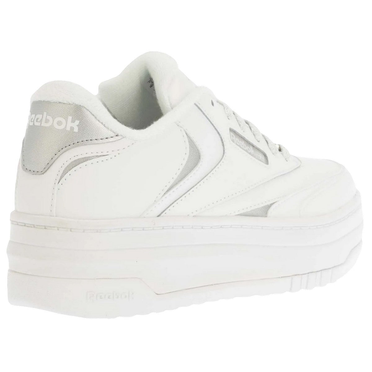 White - Back - Reebok Childrens-Kids Club C Extra Leather Trainers