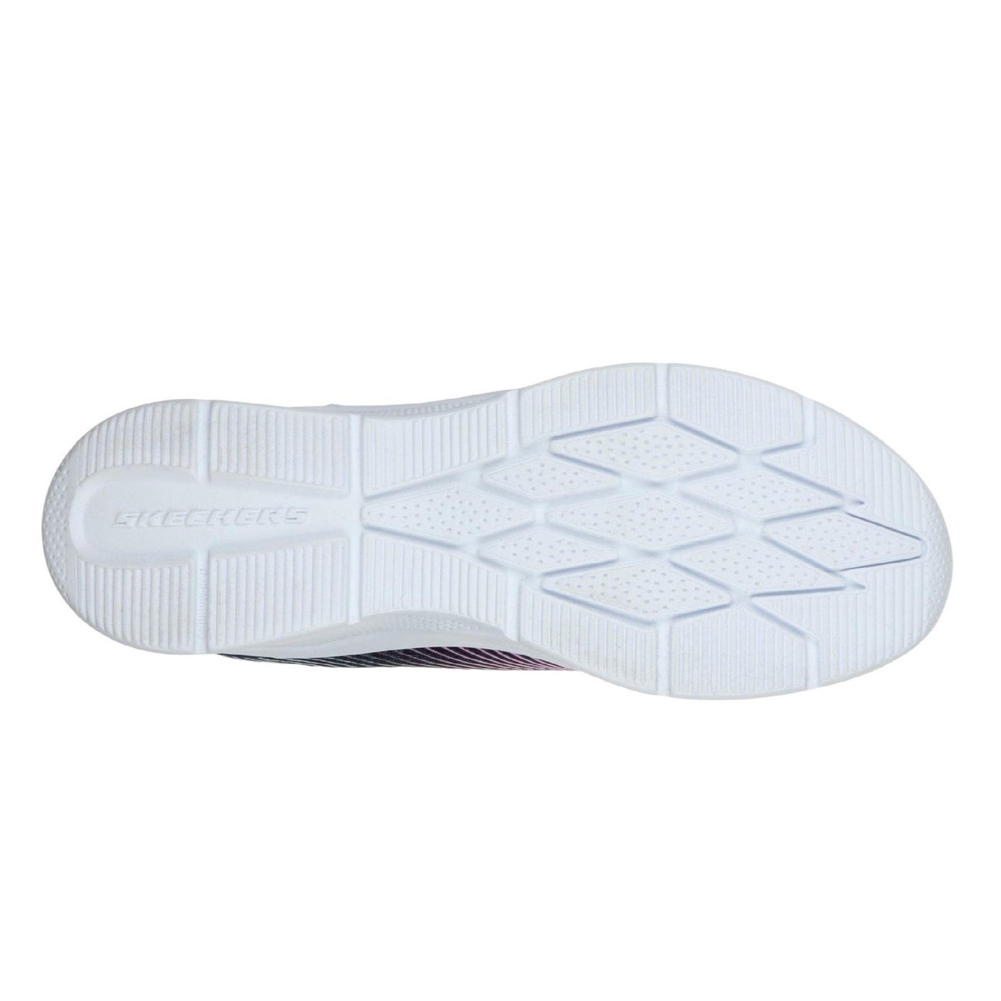 Lavender-Navy - Lifestyle - Skechers Girls Microspec Diagonal Stripe Trainers