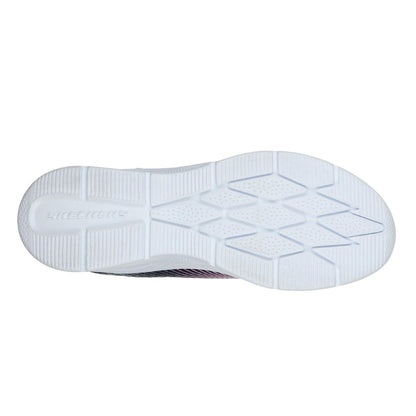 Lavender-Navy - Lifestyle - Skechers Girls Microspec Diagonal Stripe Trainers
