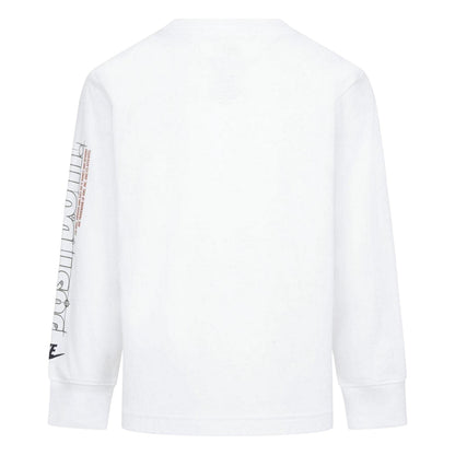 White - Back - Nike Womens-Ladies Blueprint Long-Sleeved T-Shirt