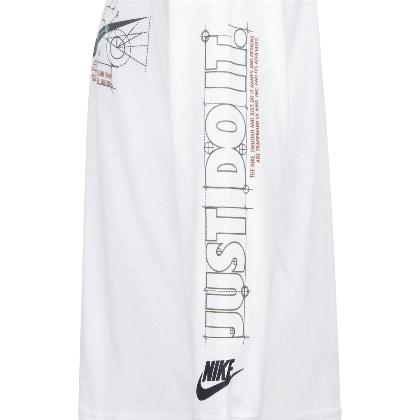 White - Lifestyle - Nike Womens-Ladies Blueprint Long-Sleeved T-Shirt
