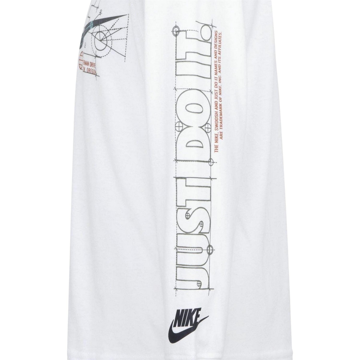 White - Lifestyle - Nike Womens-Ladies Blueprint Long-Sleeved T-Shirt