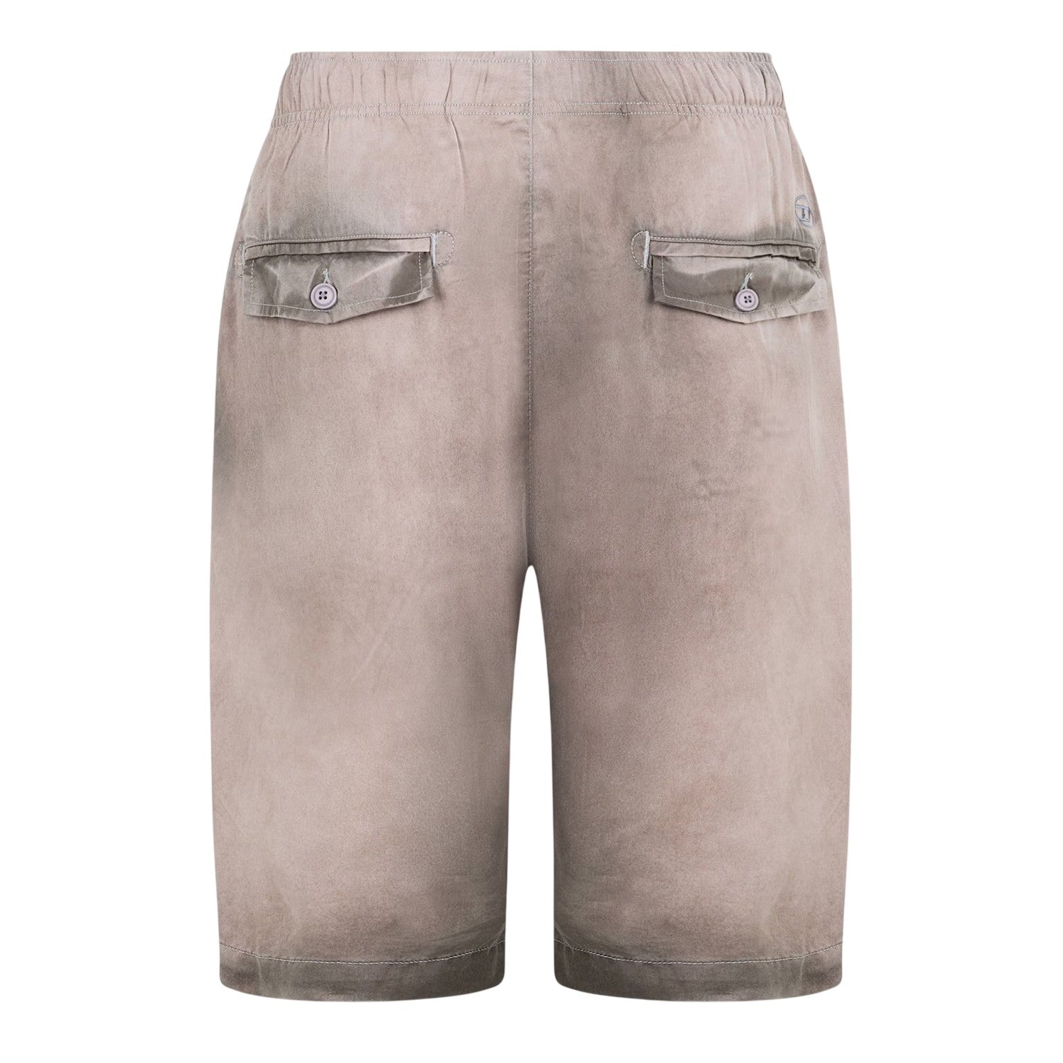 Grey - Back - Diesel Mens Relaxed Fit Casual Sweat Shorts