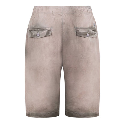 Grey - Back - Diesel Mens Relaxed Fit Casual Sweat Shorts
