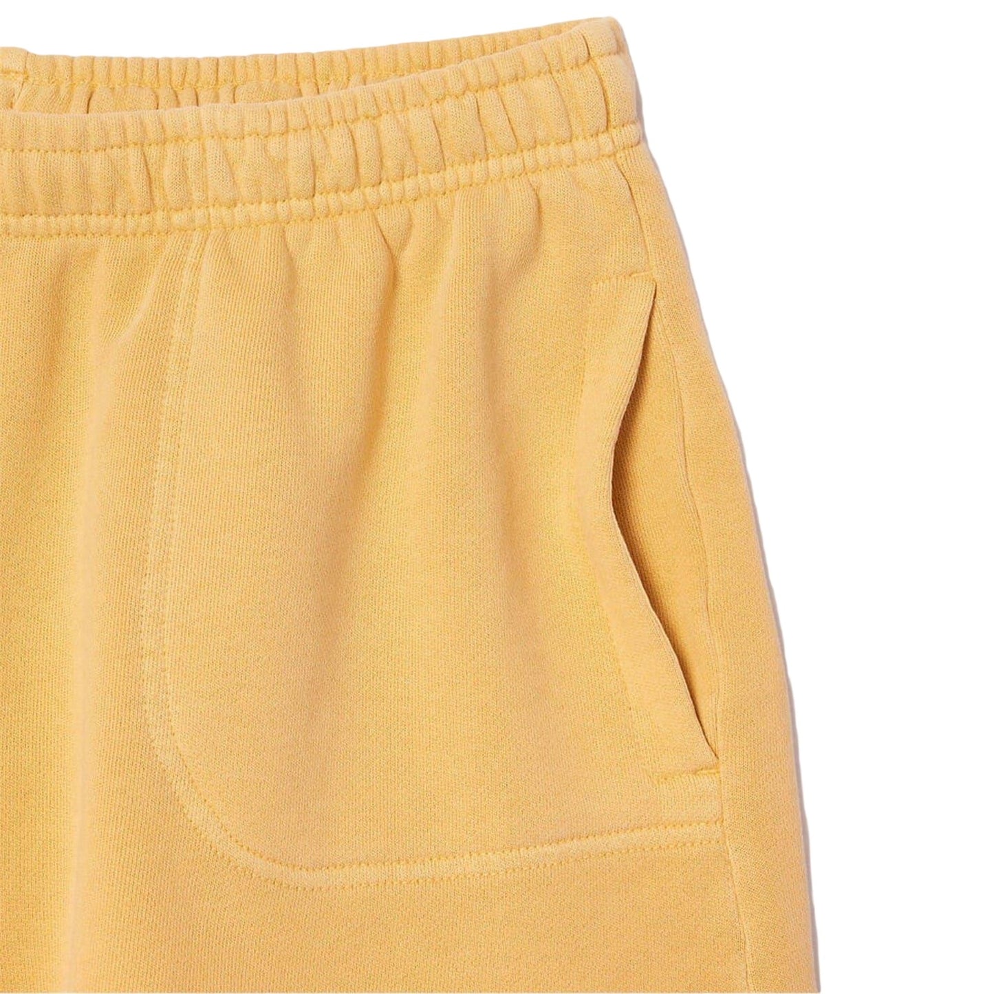 Golden Haze - Side - Lacoste Womens-Ladies Elasticated Waist Loose Fit Sweat Shorts