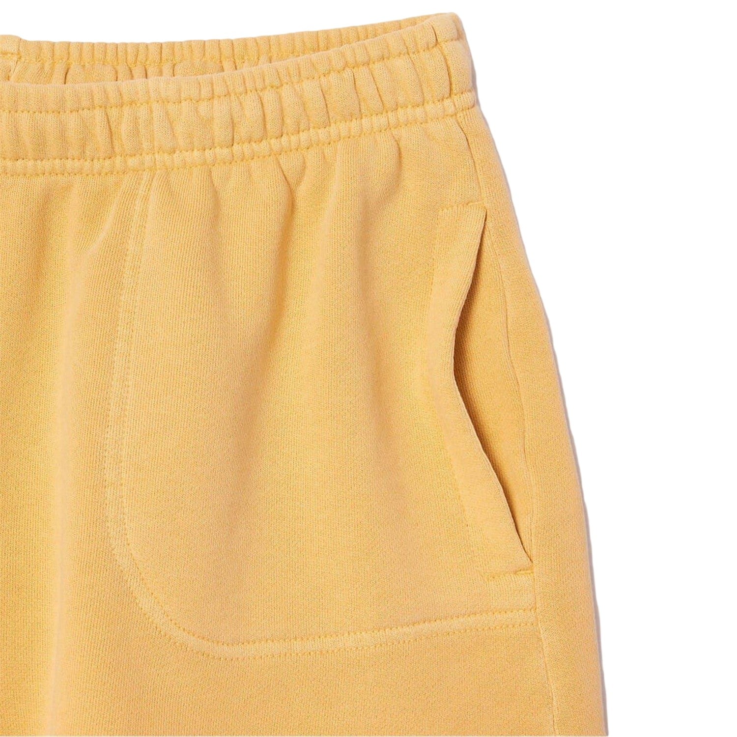 Golden Haze - Side - Lacoste Womens-Ladies Elasticated Waist Loose Fit Sweat Shorts