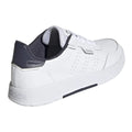 White-Navy - Back - Adidas Mens Courtphase Leather Court Trainers