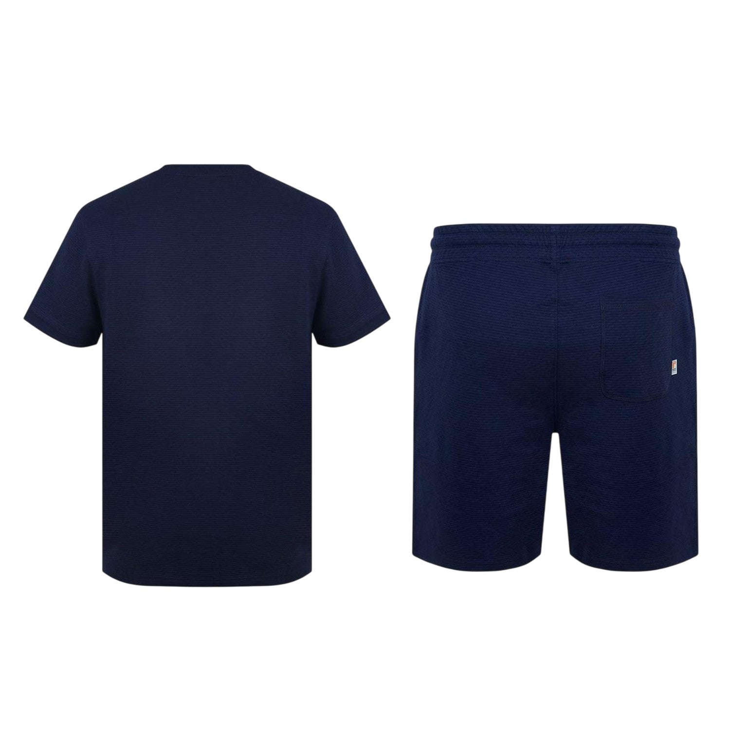 Navy - Back - SoulCal Mens T-Shirt & Shorts Set Set