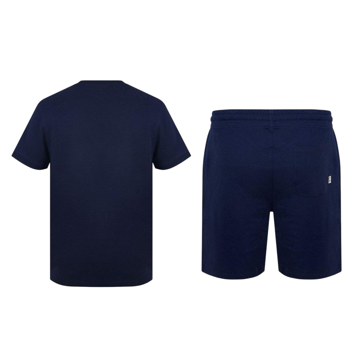 Navy - Back - SoulCal Mens T-Shirt & Shorts Set Set