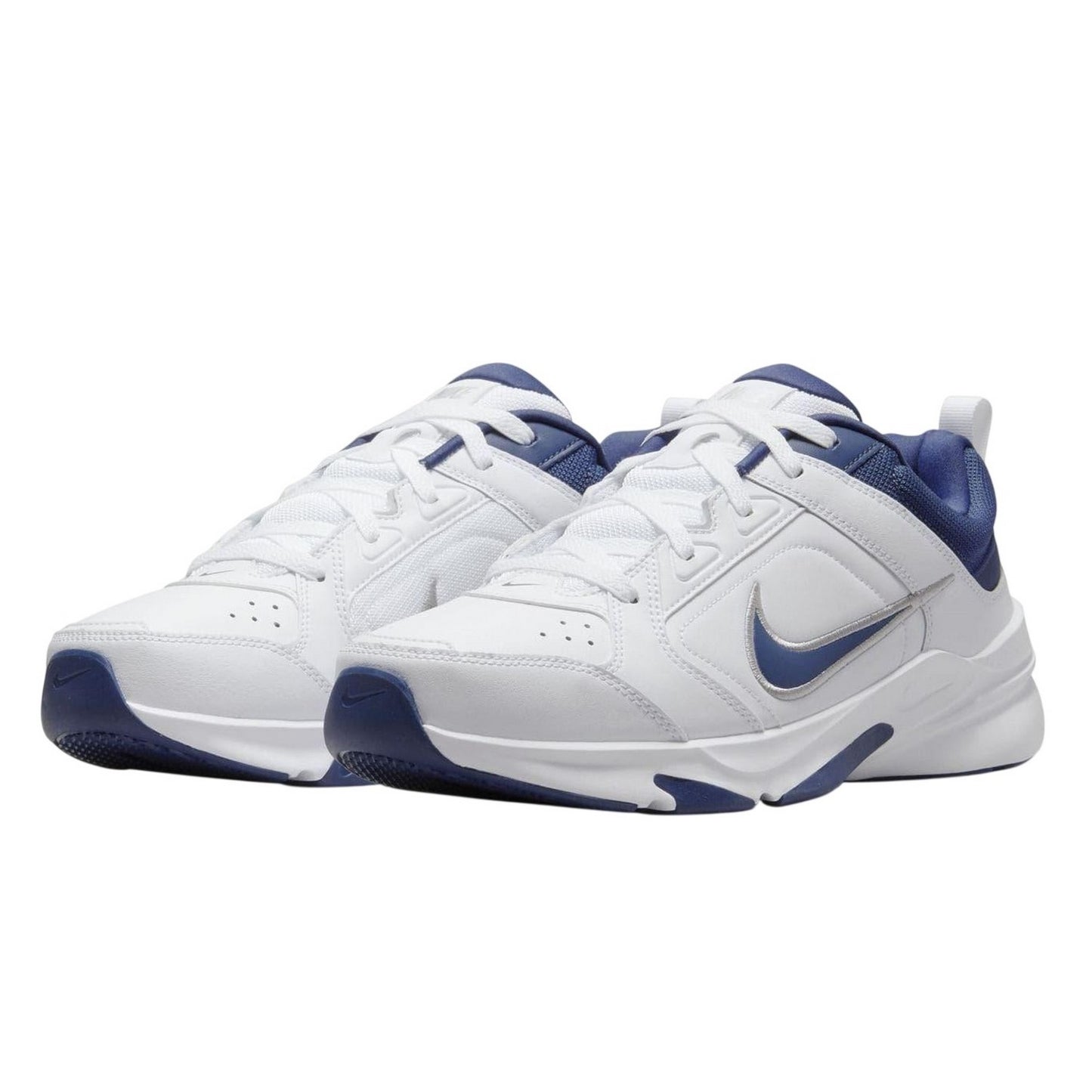 White-Navy - Pack Shot - Nike Mens Defy All Day Trainers