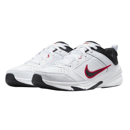 White-Black-Red - Pack Shot - Nike Mens Defy All Day Trainers