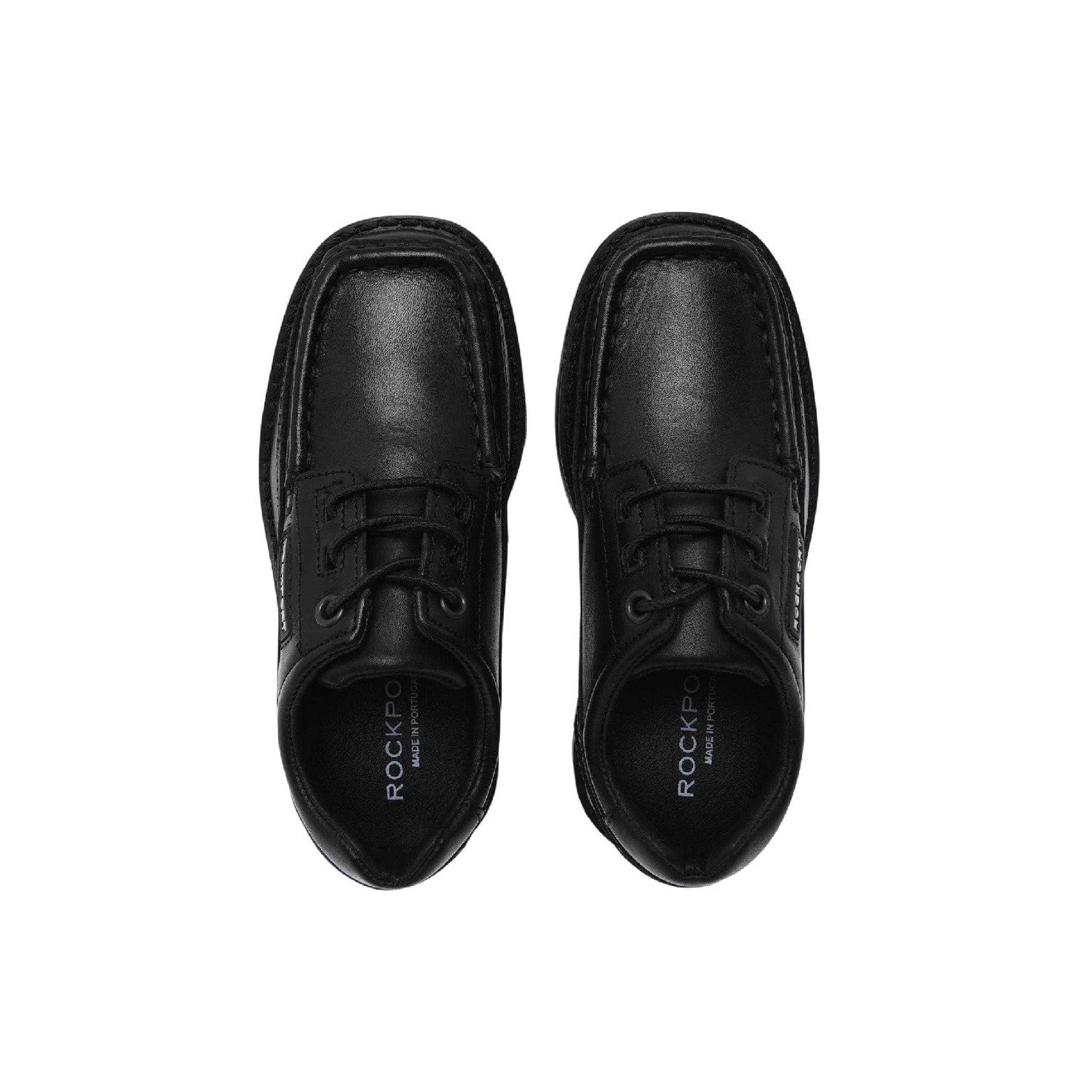 Black - Lifestyle - Rockport Boys Leather TruTECH Shoes
