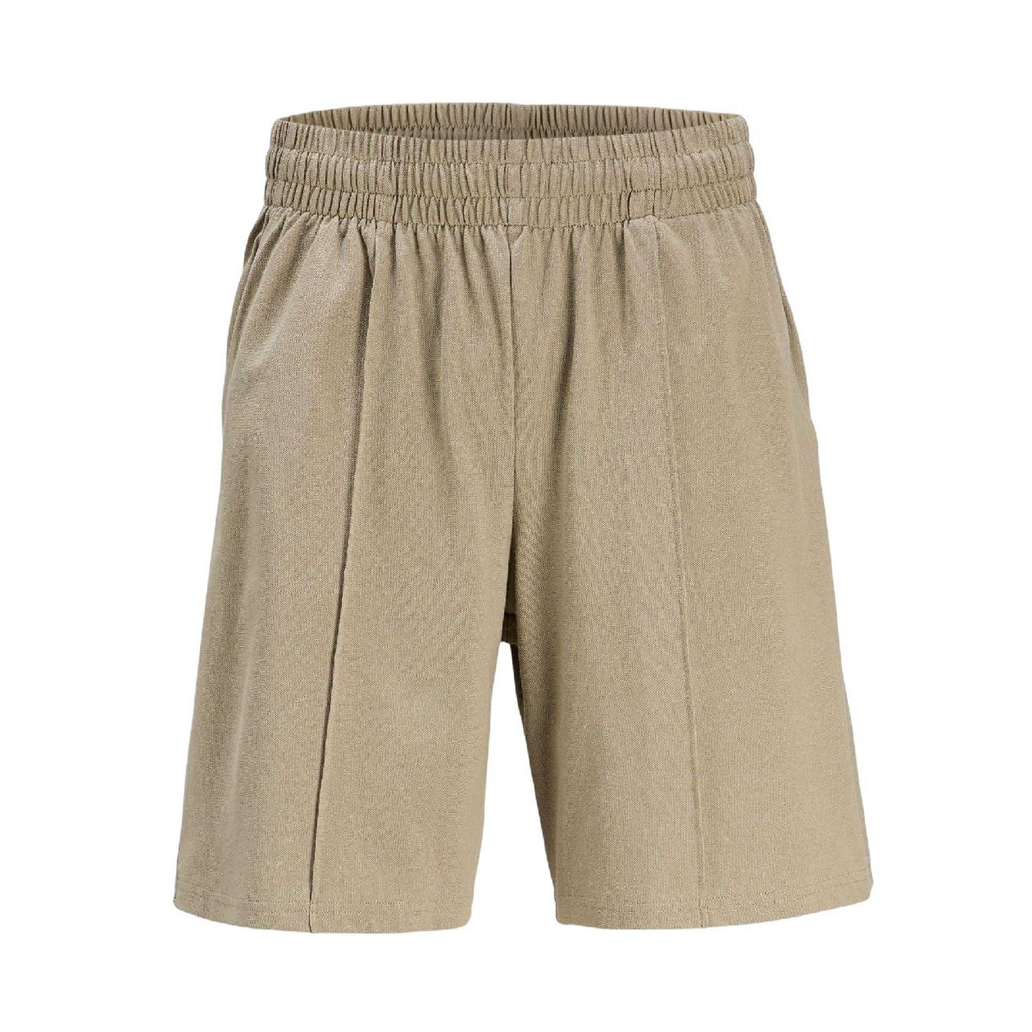 Silver Sage - Front - Jack And Jones Mens Front Seam Detail Relaxed Fit Sweat Shorts