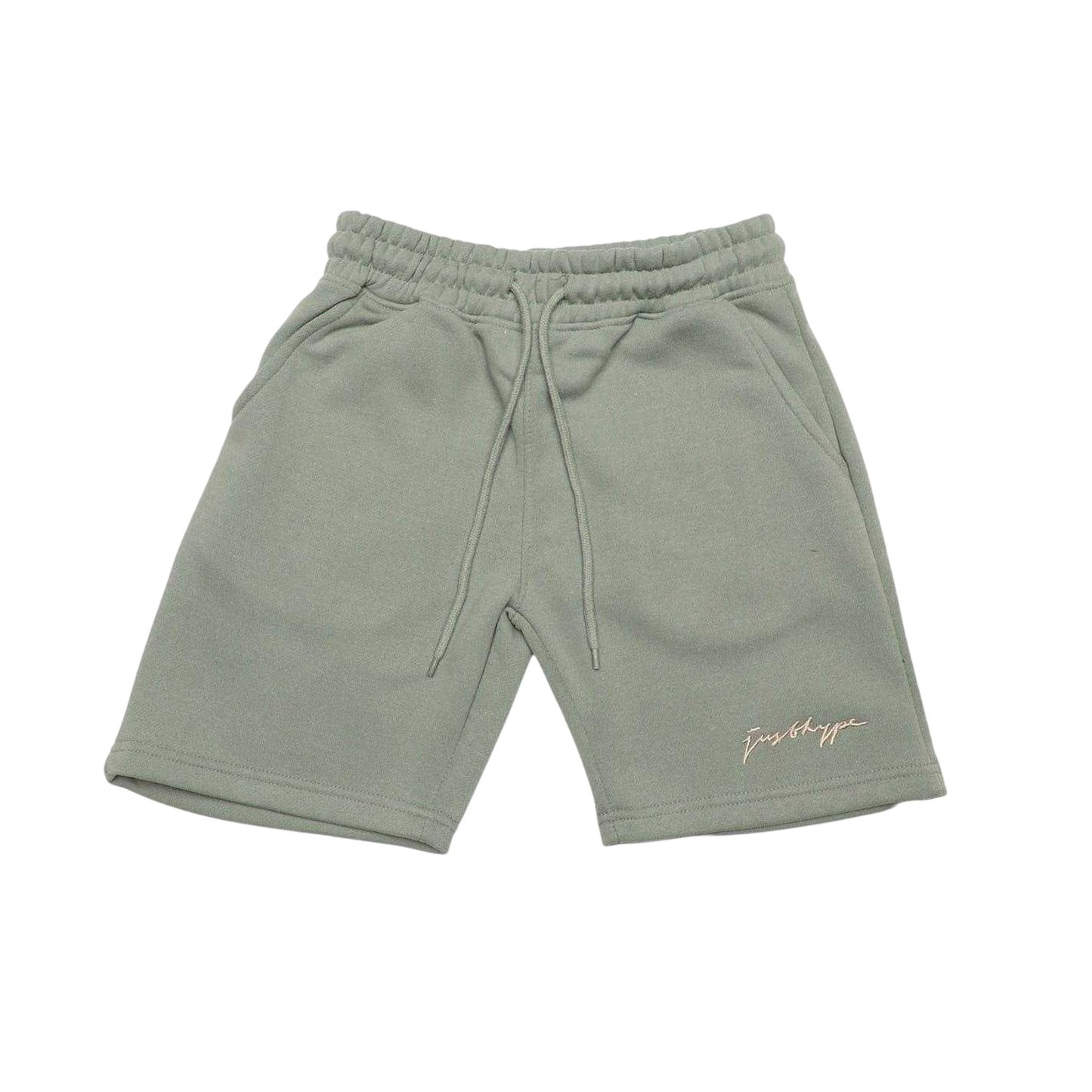 Moss - Front - Hype Childrens-Kids Oversized Sweat Shorts