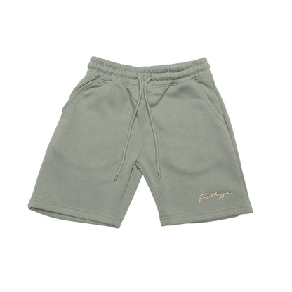 Moss - Front - Hype Childrens-Kids Oversized Sweat Shorts