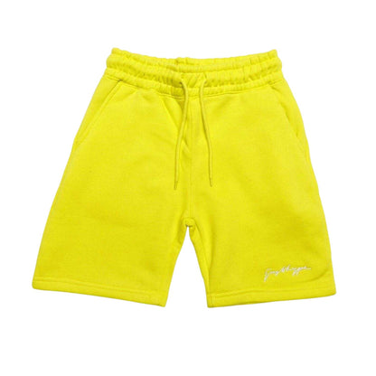 Lime - Front - Hype Childrens-Kids Oversized Sweat Shorts