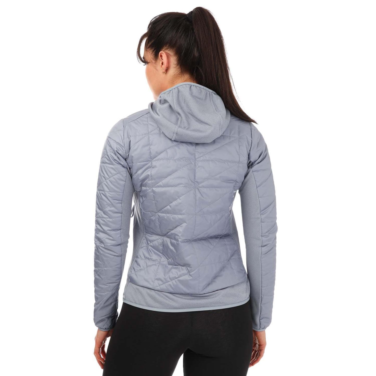 Violet - Back - Adidas Womens-Ladies Terrex Hybrid Insulated Jacket