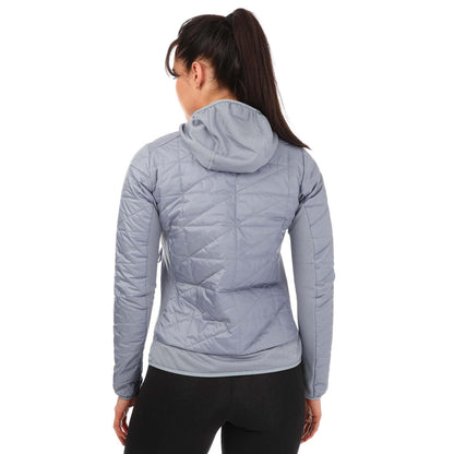 Violet - Back - Adidas Womens-Ladies Terrex Hybrid Insulated Jacket