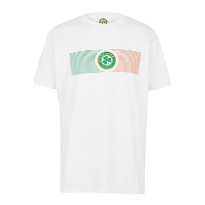 White - Front - Castore Unisex Adult FAI Crest Classic T-Shirt