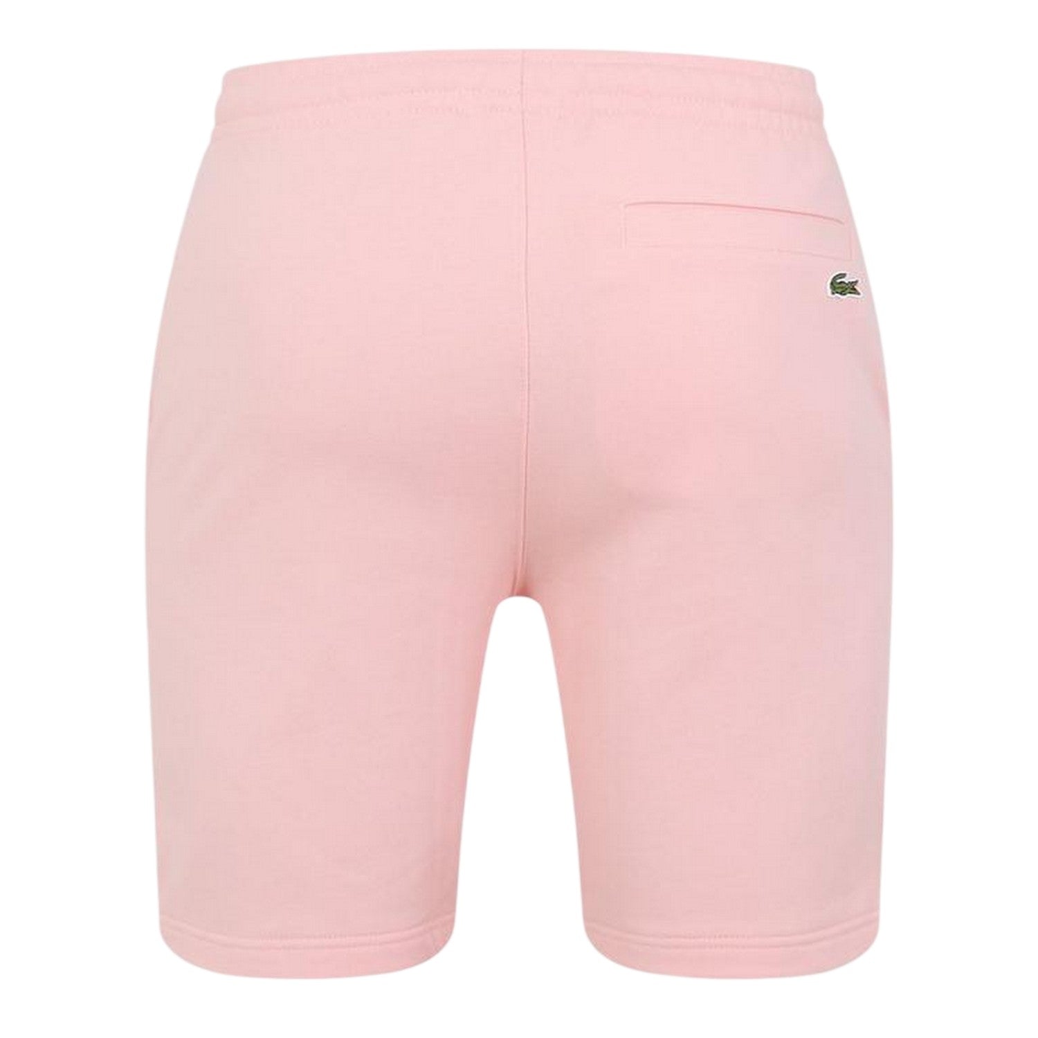 Pink - Back - Lacoste Womens-Ladies Cotton Blend Sweat Shorts