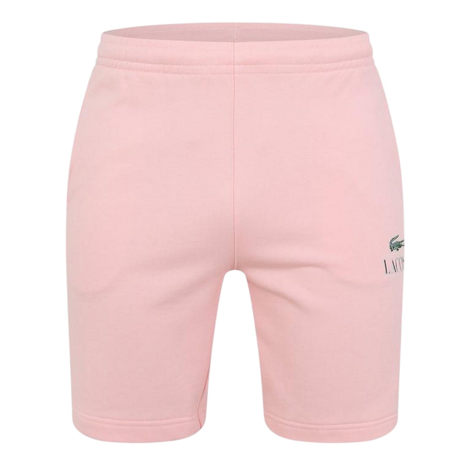 Pink - Front - Lacoste Womens-Ladies Cotton Blend Sweat Shorts