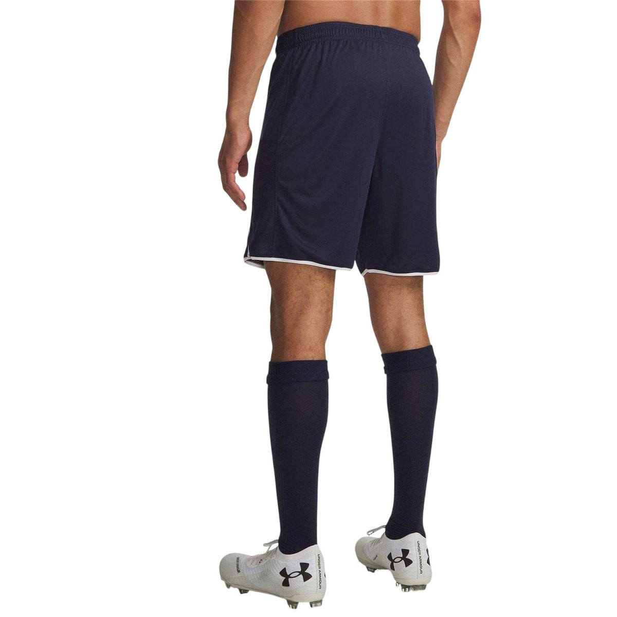 Navy-White - Back - Under Armour Mens Challenger Training Performance Shorts