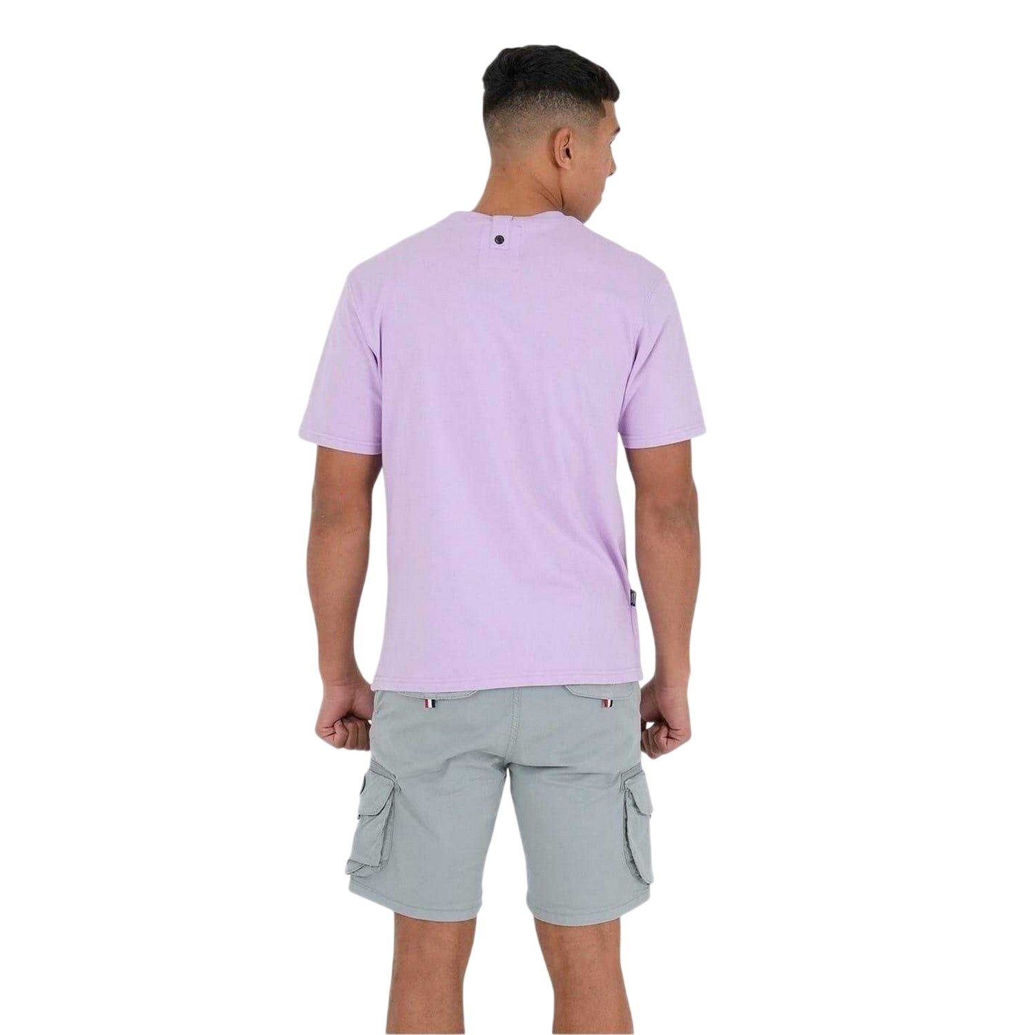 Lavender Purple - Back - Oasis Unisex Adult Wonderwall Portrait Regular T-Shirt