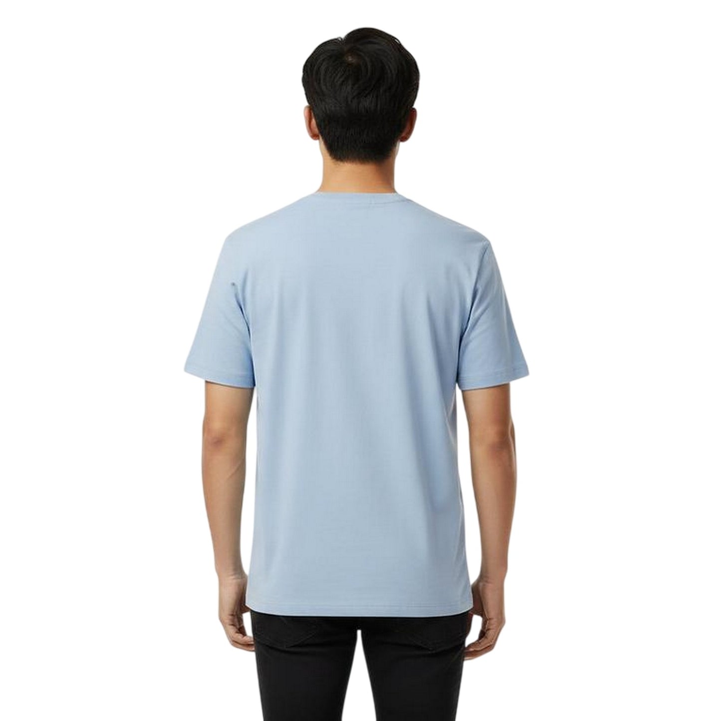 Fresh Blue - Back - Gant Mens Fit Shield T-Shirt