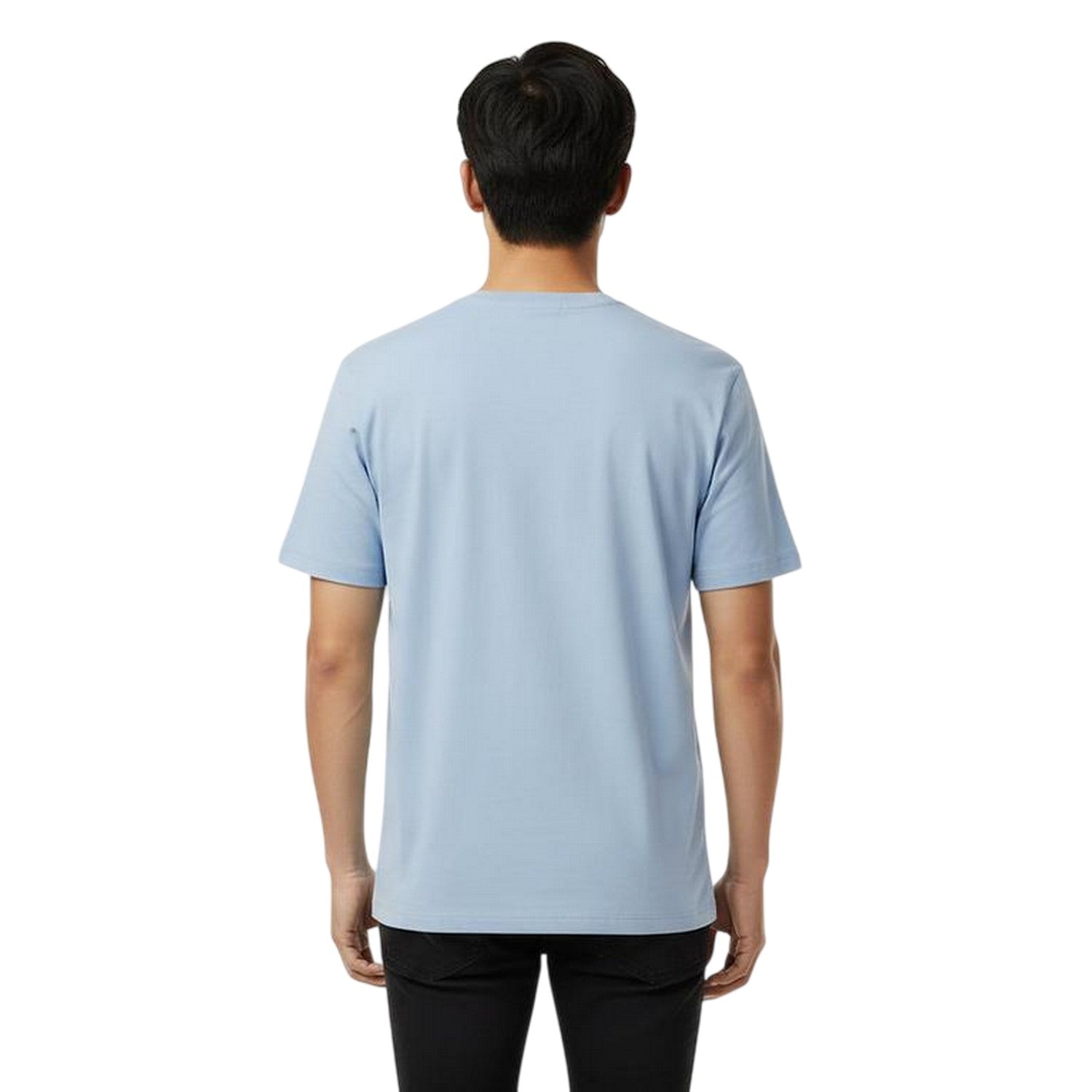 Fresh Blue - Back - Gant Mens Fit Shield T-Shirt