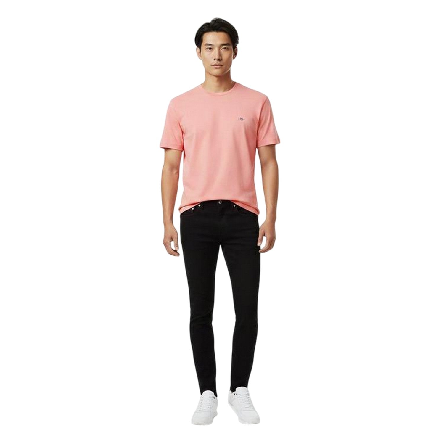 Bubblegum Pink - Side - Gant Mens Fit Shield T-Shirt