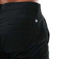Black - Pack Shot - Weekend Offender Mens Dillenger Cotton Twill Shorts