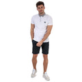 Navy - Close up - Weekend Offender Mens Dillenger Cotton Twill Shorts