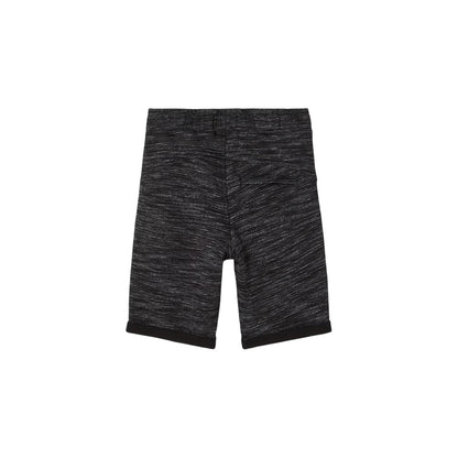 Black - Back - Bermuda Boys Name It Heathered Sweat Shorts