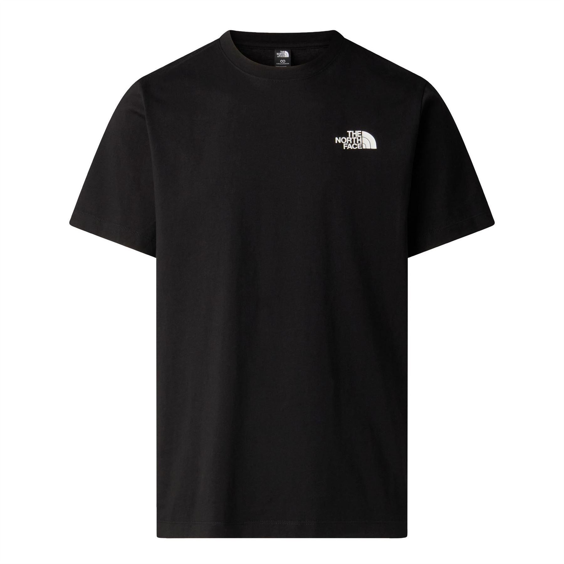 Black - Back - The North Face Mens Nse Back Print Classic T-Shirt