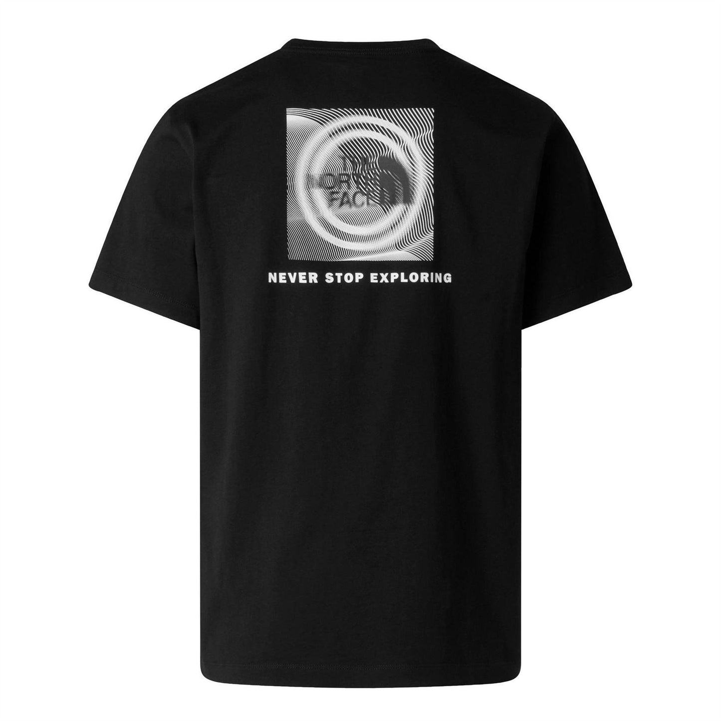 Black - Front - The North Face Mens Nse Back Print Classic T-Shirt