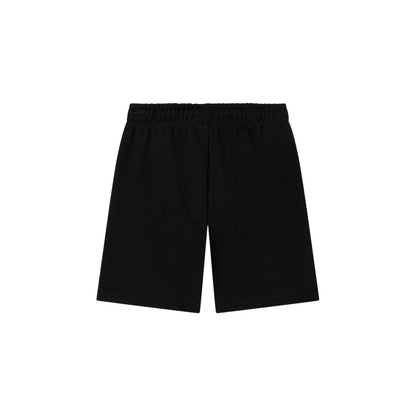 Black - Back - Calvin Klein Childrens-Kids Jeans Monogram Sweat Shorts