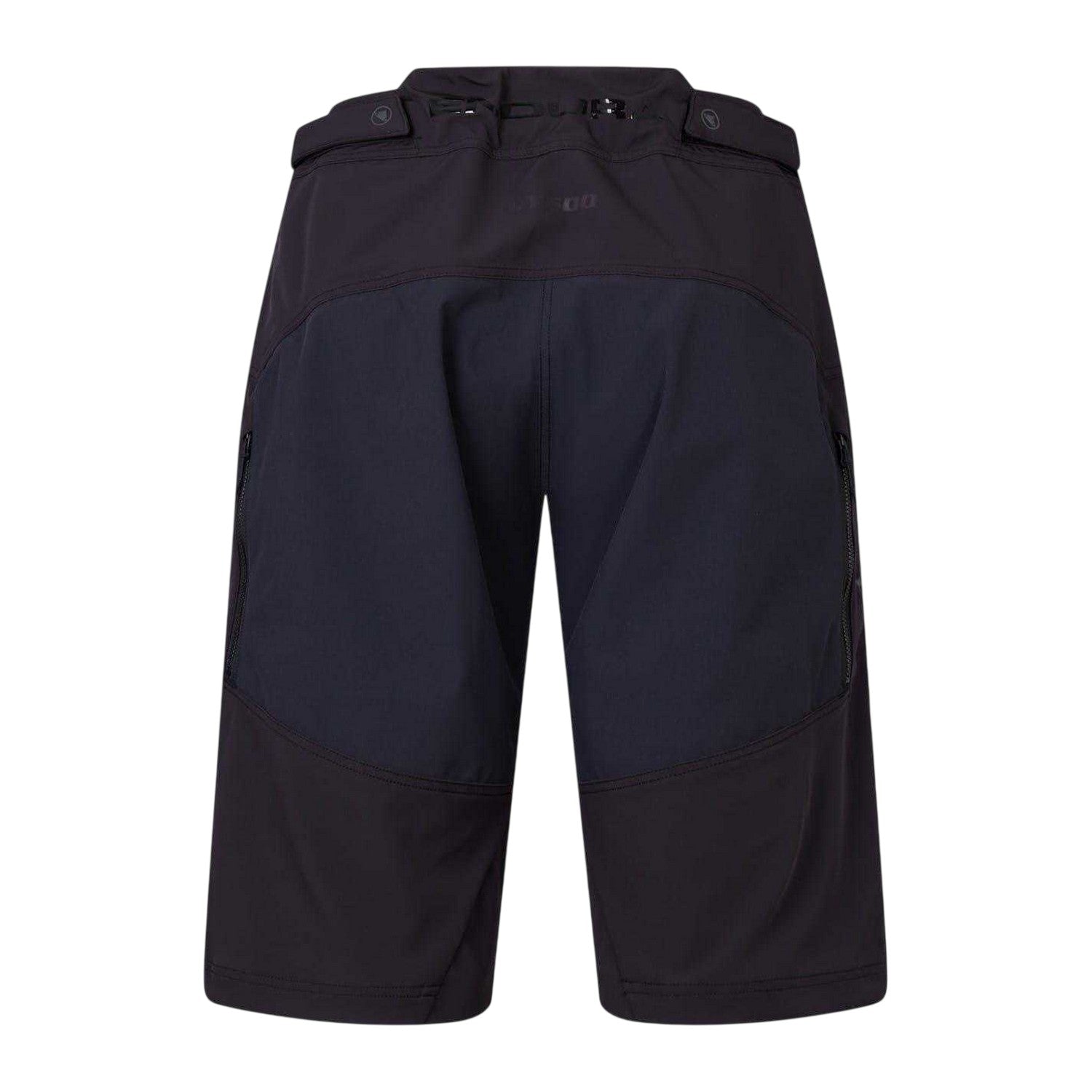 Black - Back - Endura Mens Spray Baggy Cycling Shorts
