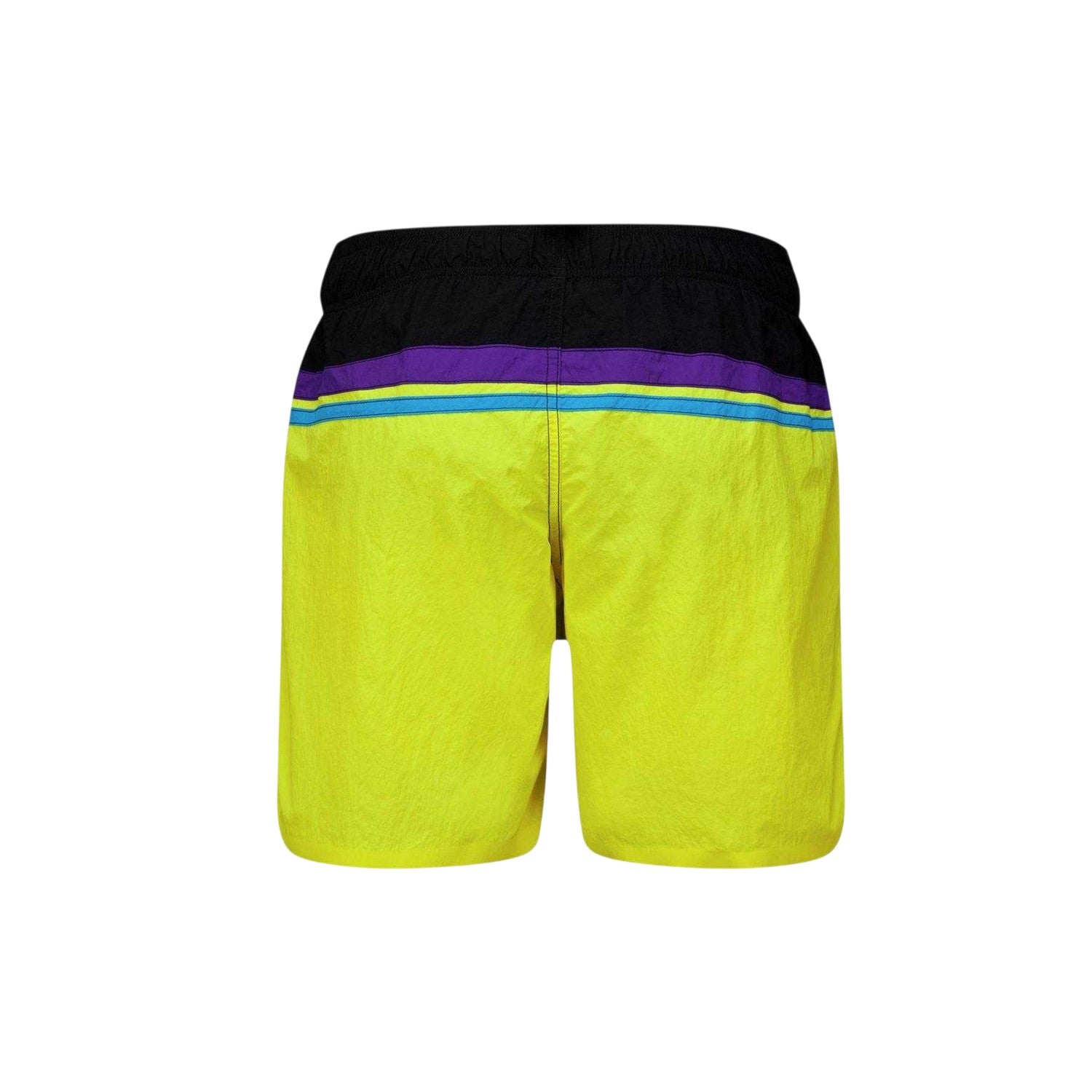 Yellow-Peacoat - Back - Puma Mens Heritage Swim Shorts